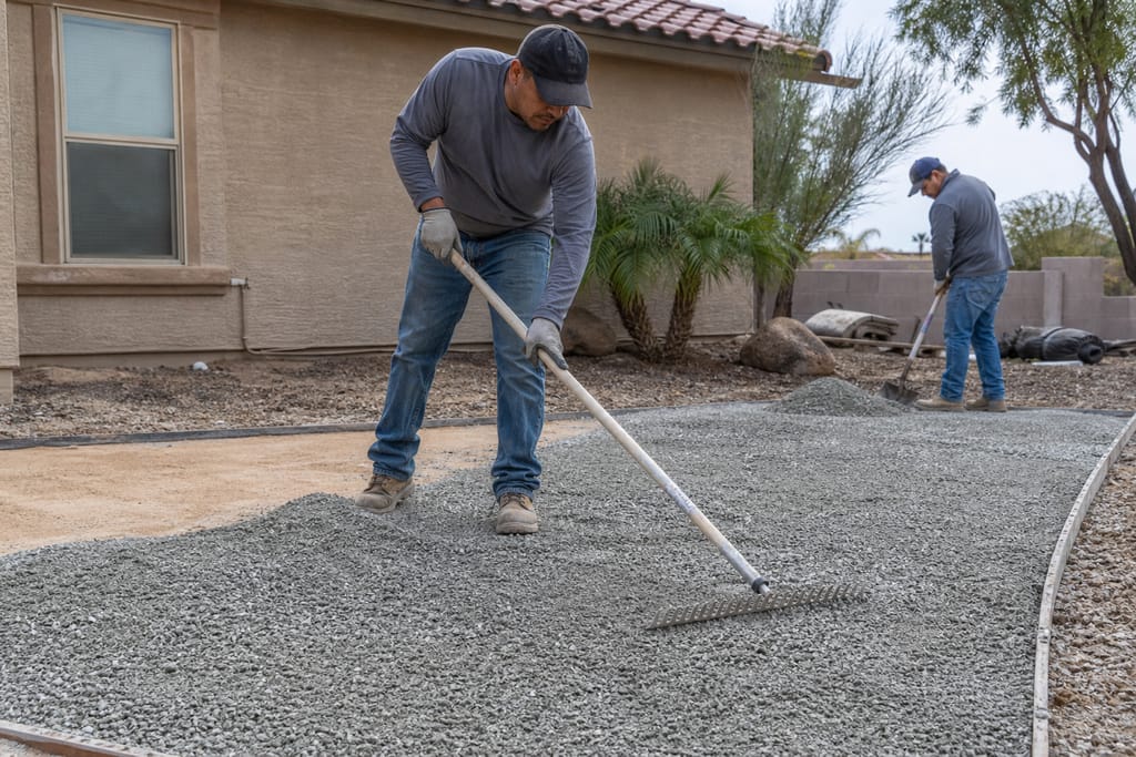 Recycled base aggregate photo