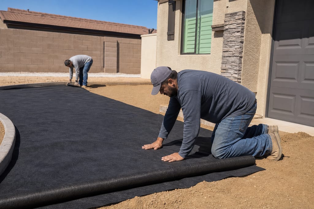 Erosion control fabric photo