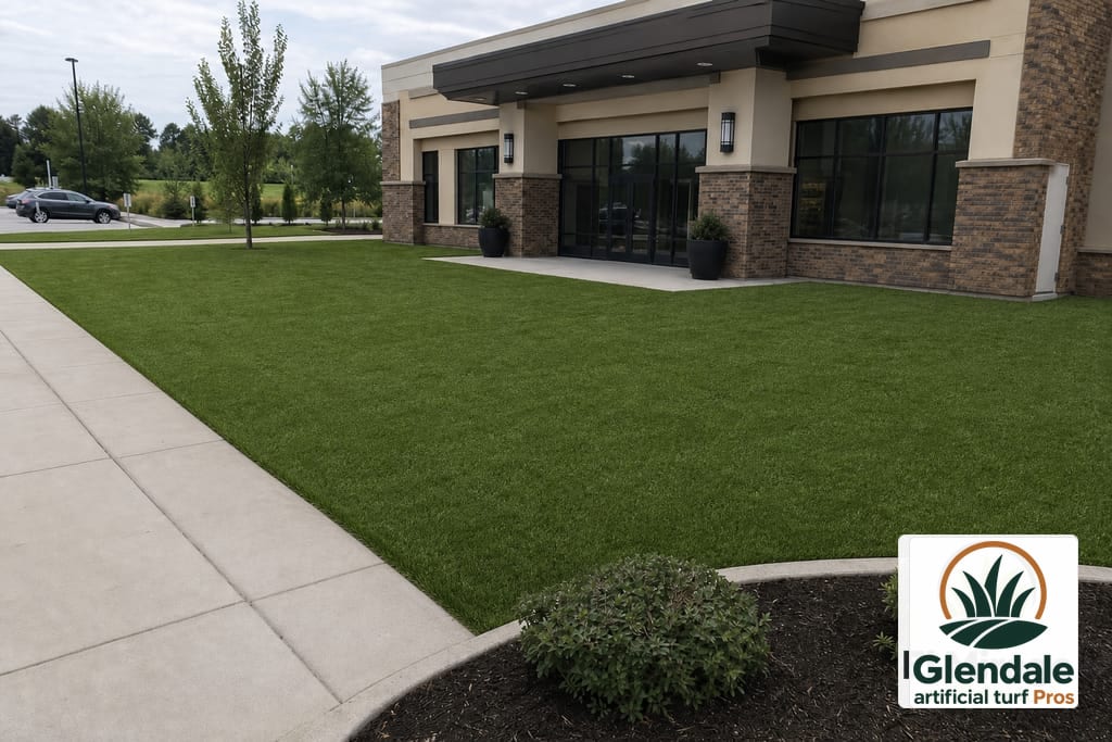 Commercial turf installation photo