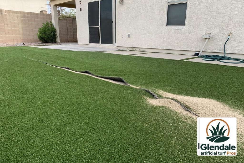 Turf Repair and Re-Seaming photo