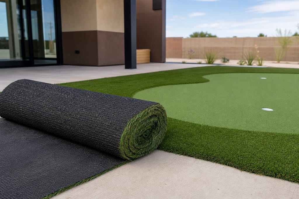 Dual-purpose turf system photo