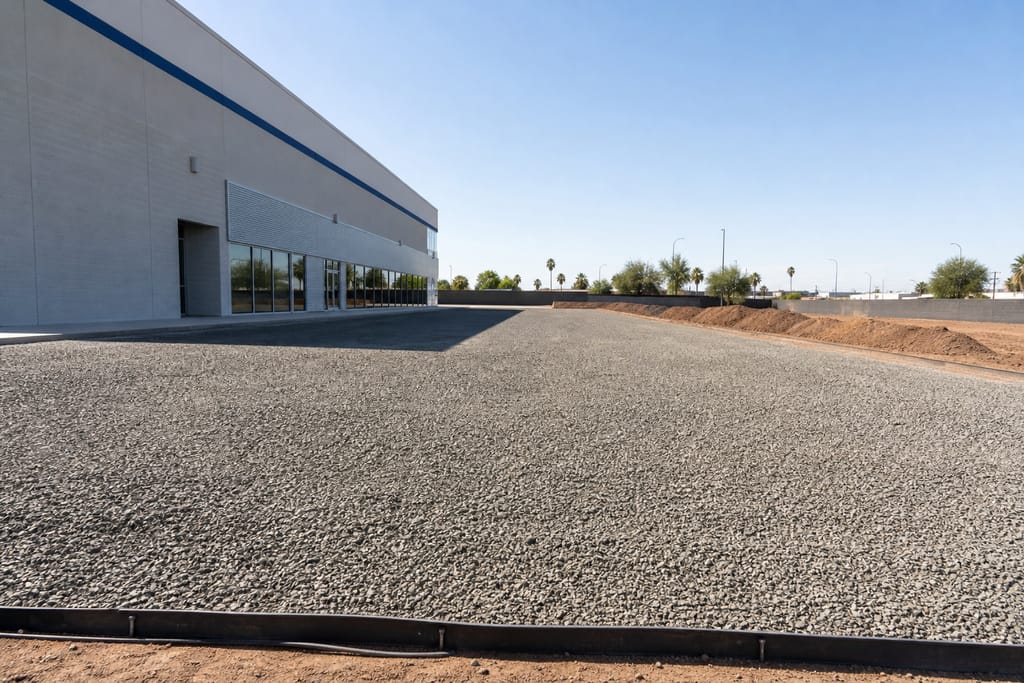 Industrial base aggregate photo