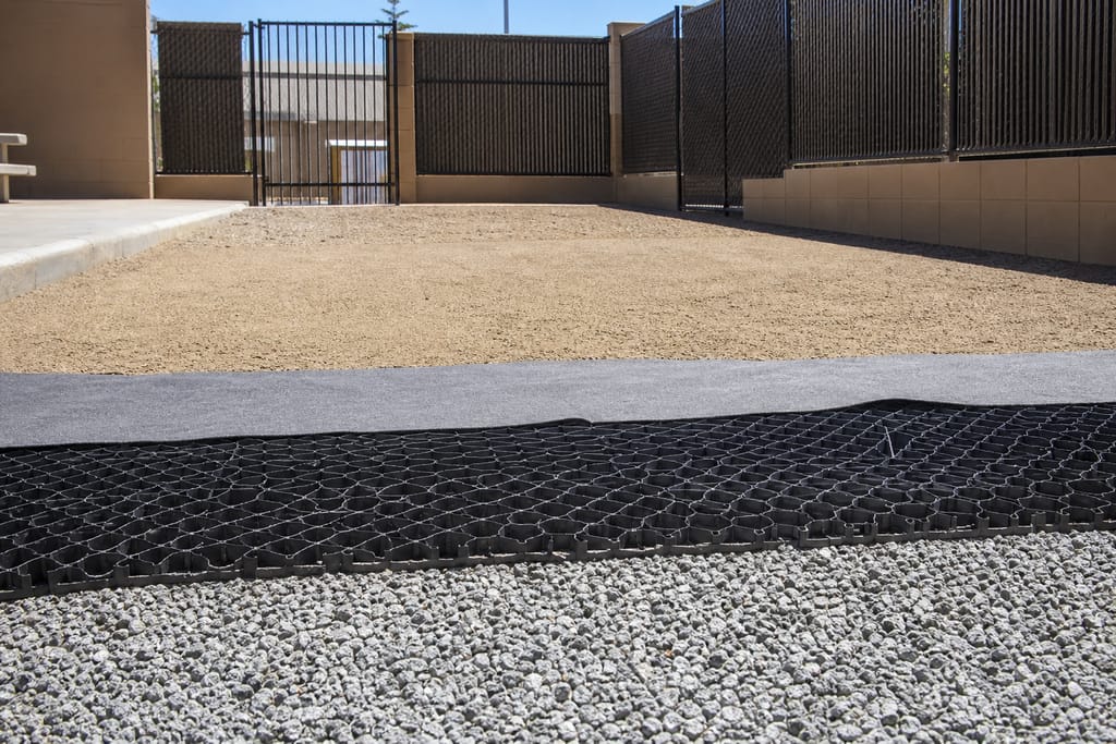 Reinforced drainage base photo