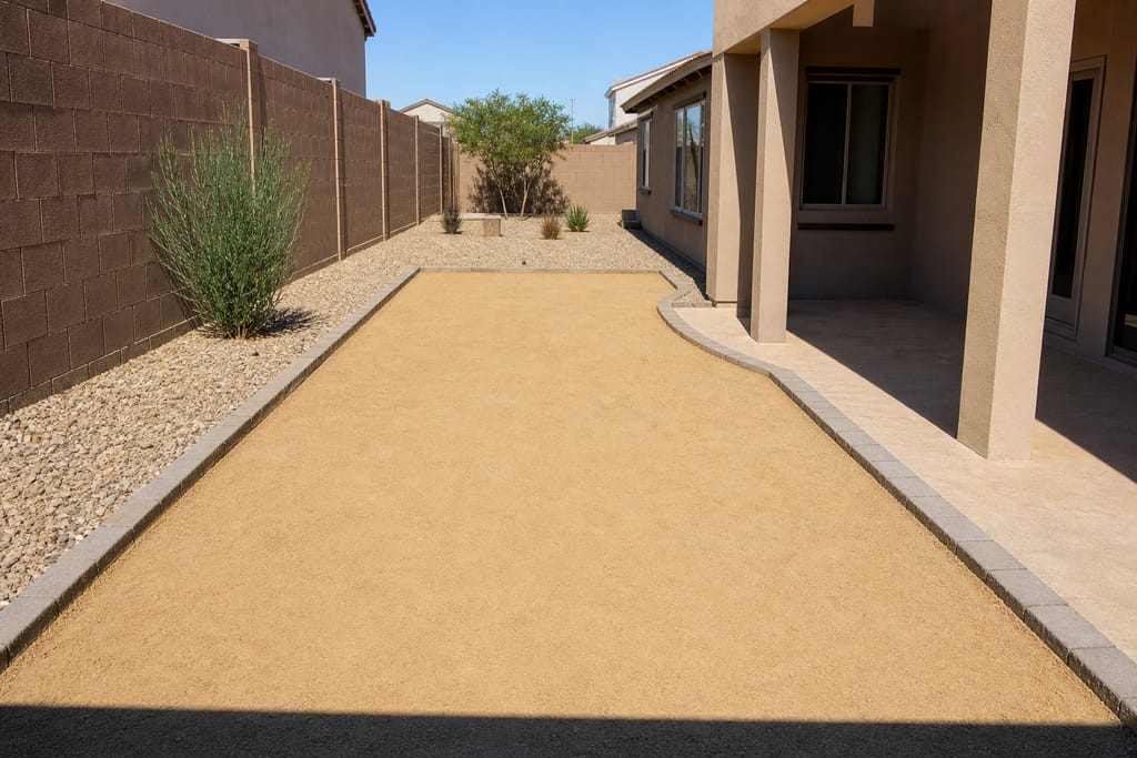 Compacted base layer photo