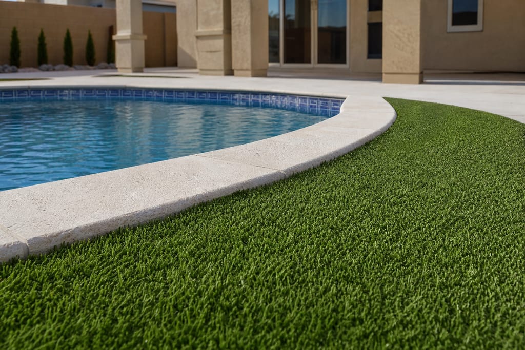 Chlorine-resistant turf photo