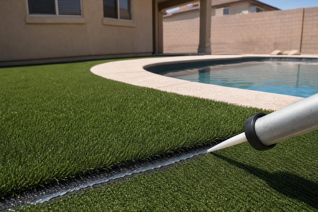 Waterproof seam sealant photo