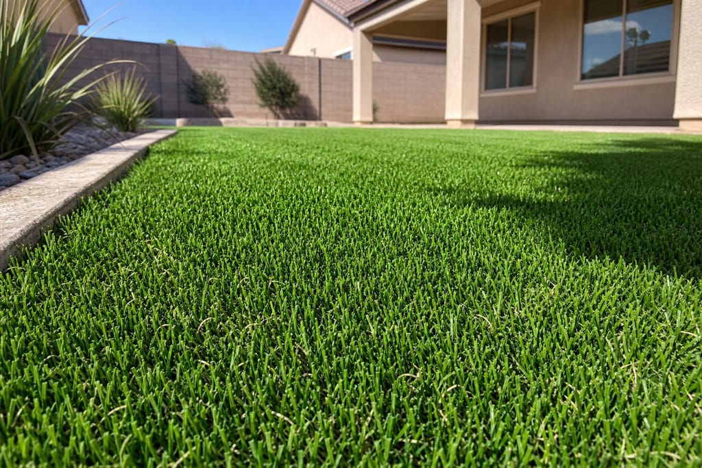 Soft residential turf photo