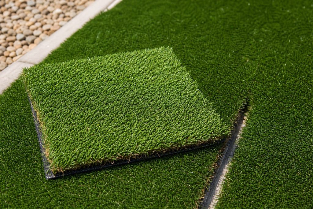 Matching turf patches photo