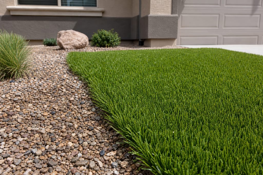 Mixed-zone turf fibers photo