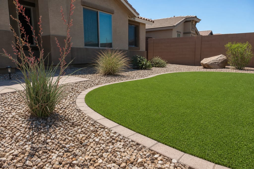 Decorative rock borders photo