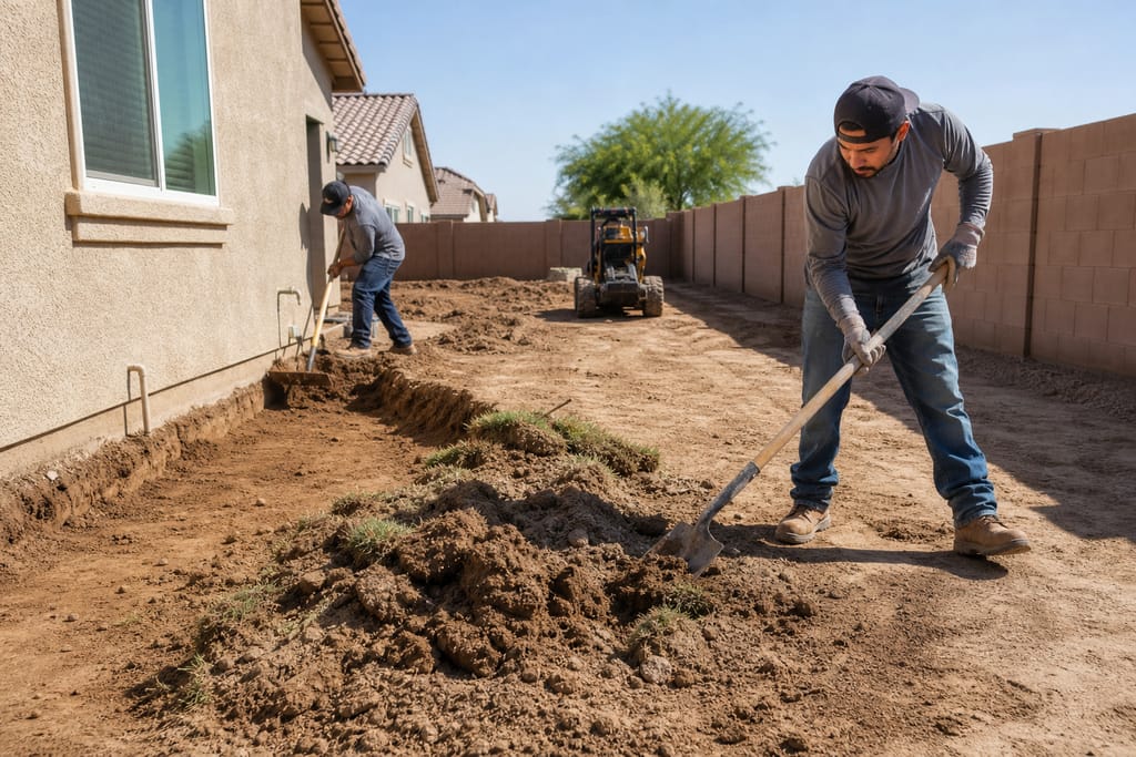 Ground clearing photo