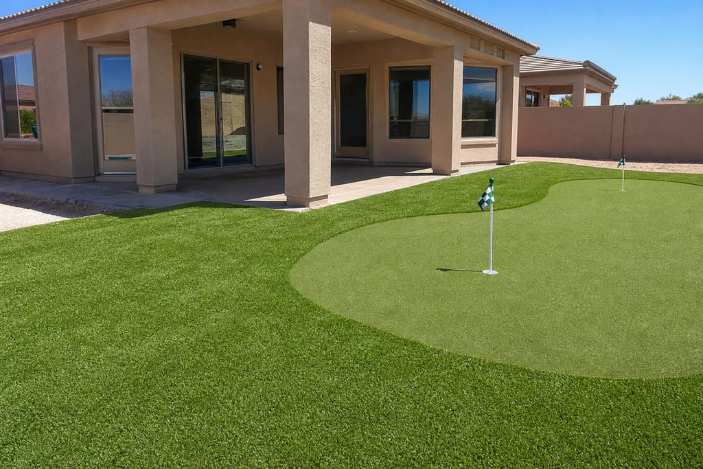 Combined turf installation photo