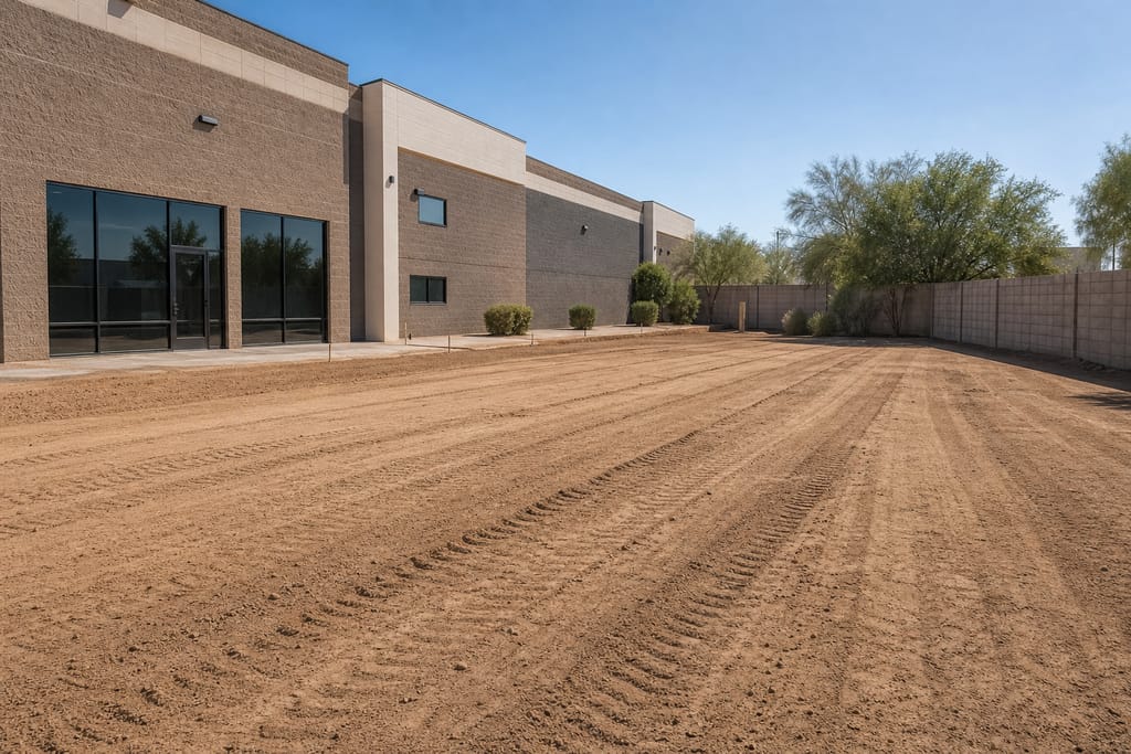 Large-area grading photo