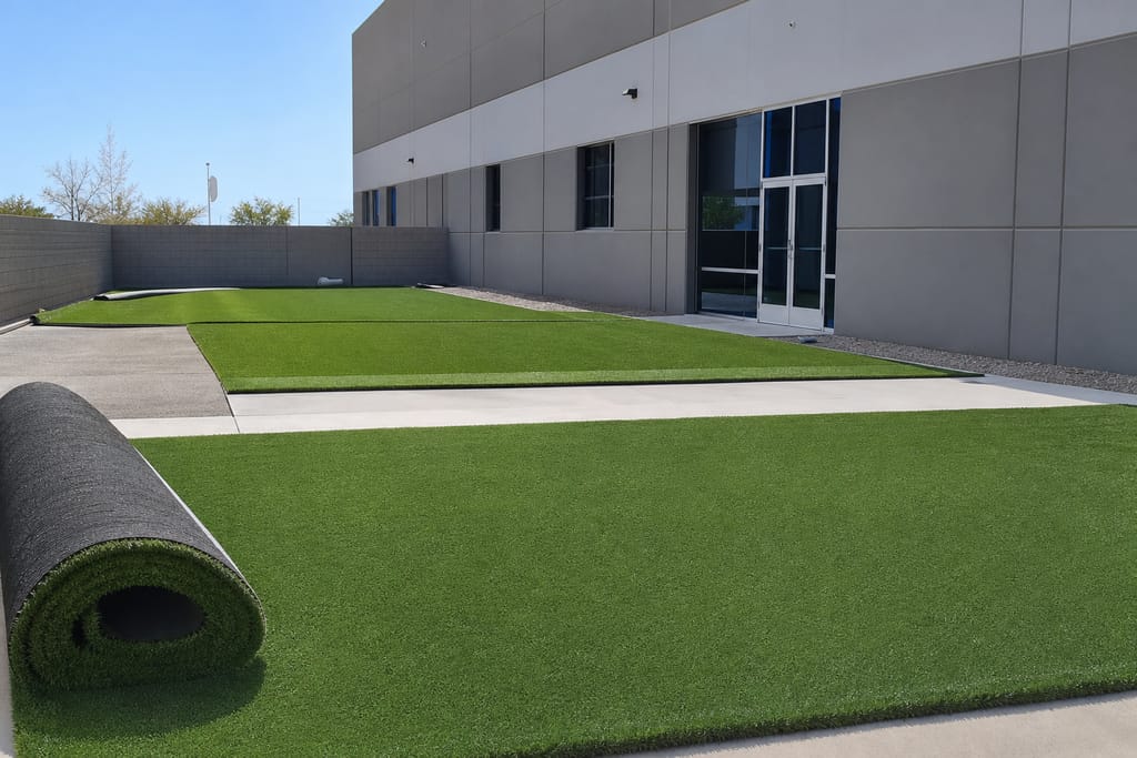 Bulk turf installation photo