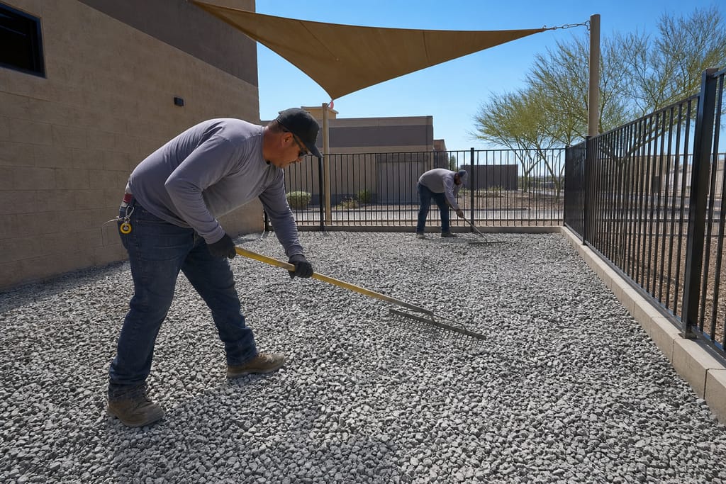 Heavy-duty base installation photo