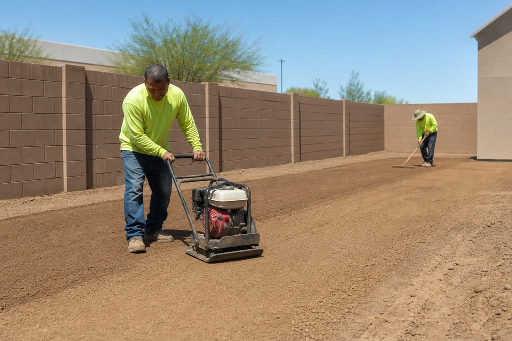 Facility-grade turf laying photo