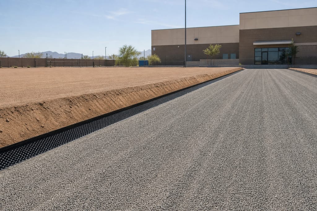 Performance base construction photo