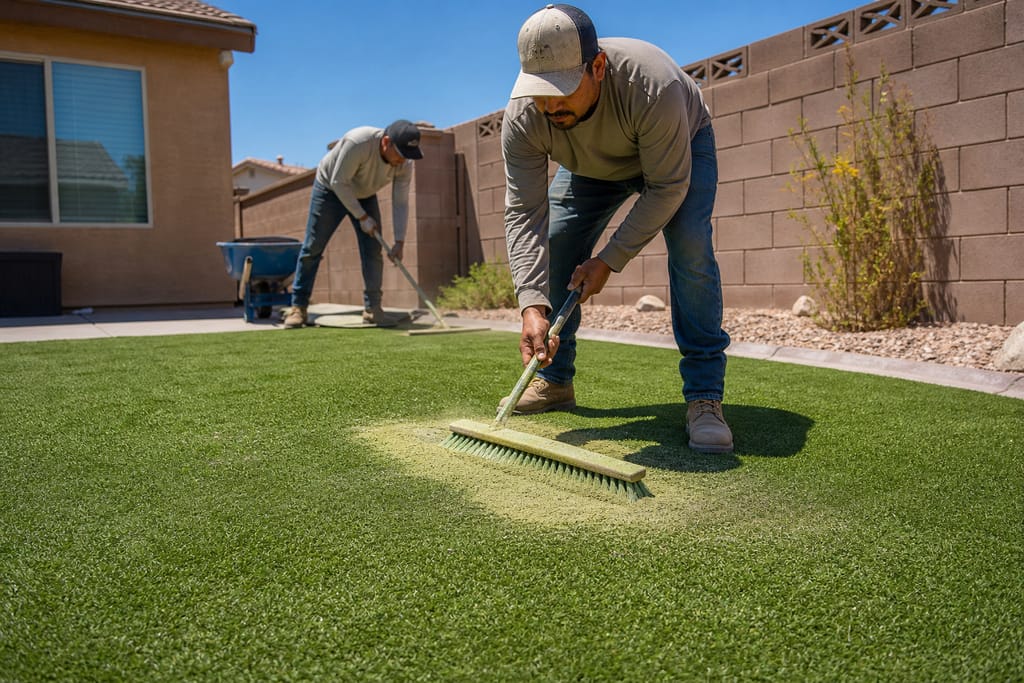 Infill touch-up photo